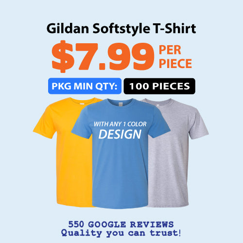 Gildan Softstyle™ T-Shirt Package (100 Pieces)