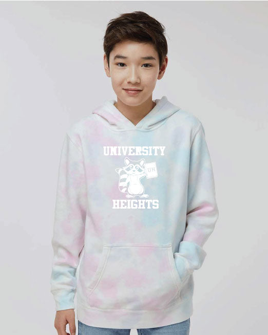 UH Youth Tie Dye Hoodie - Cotton Candy
